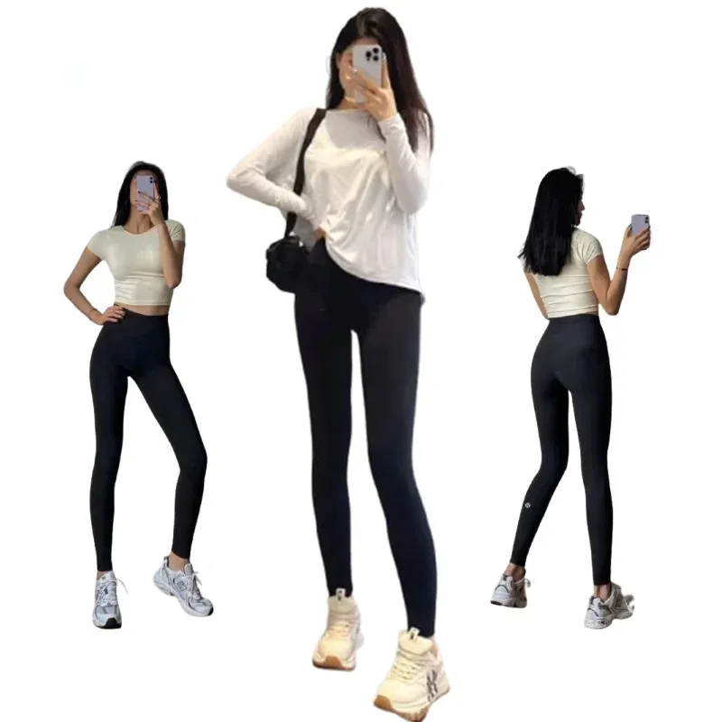 

Yoga Pants No Embarrassment Line Sports Fitness Pants Tight Peach Lift Hip High Waist Nude Yoga Leggings