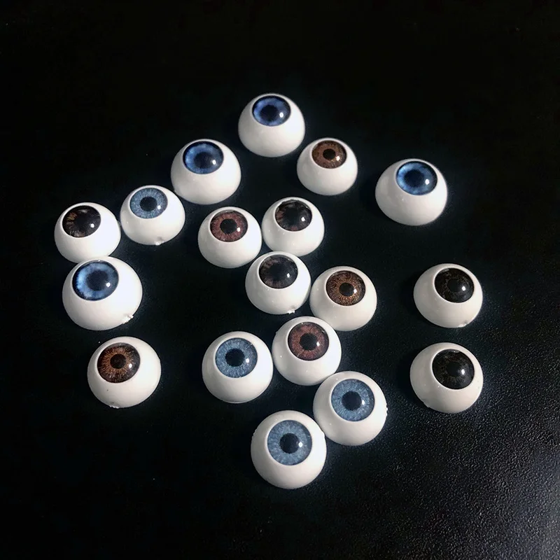 Doll Eyes Diameter 10/12/14/16/18 Mm for Bjd Doll Round Acrylic Eyeball Dress Up Girl Diy Toys Kid Gift Doll Accessories