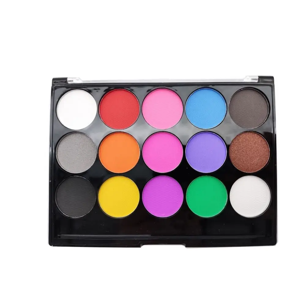 المهنية دهانات زيتية للوجه والجسم 15 لون غير سامة هيئة الفن اللوحة الصباغ مهرج أداة ماكياج الهالوين