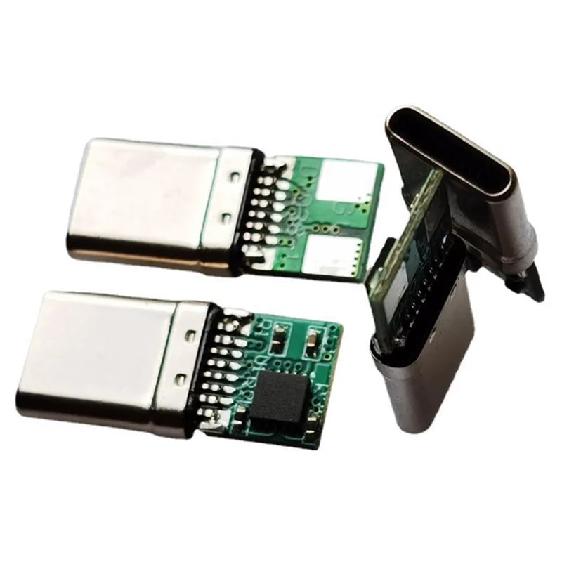 AA84 10 шт. 12 В PD/QC Decoy Board Модуль быстрой зарядки с оболочкой PD 2 3.0 DC Триггер USB Type-C Мужской QC4 Разъем зарядки Белый Du
