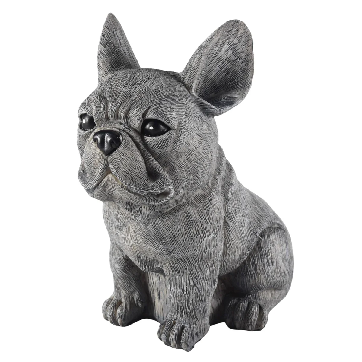 Statue Garden Decoration Dog Resin Decoration Dachshund & French Bulldog Sculpture Home Ornaments 17x12x11CM