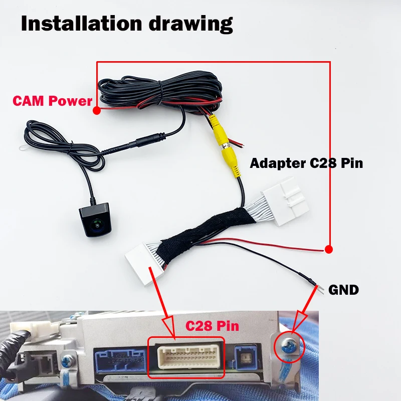 Car Rear Reversing Camera for Mazda MX5 ND Roadster 2015 2016 2017 2018 2019 2020 2021 2022 2023 OEM unit Fish Eye Lens AHD1080P