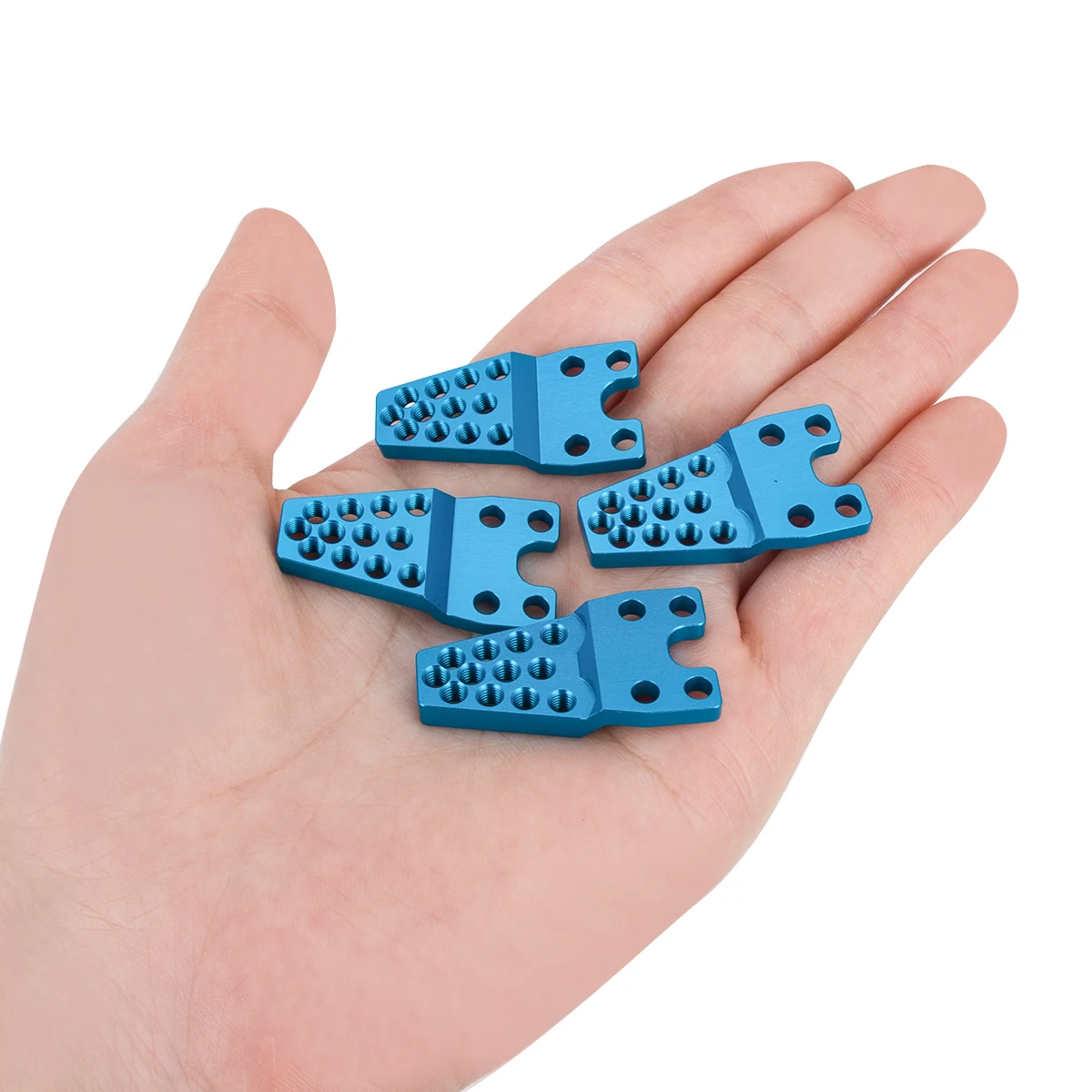 4Pcs Aluminium Adjustable Shock Absorber Mount Bracket for 1/10 RC Crawler Car Axial SCX10 90046 TRX-4 D90 D110 Upgrade Parts