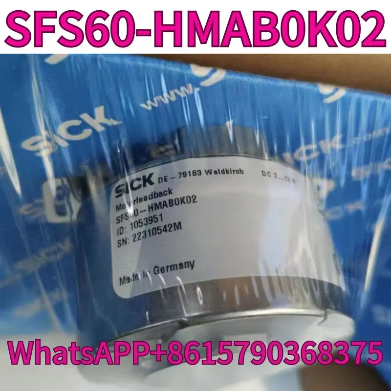 The new encoder SFS60-HMAB0K02 has a one-year warranty and can be shipped quickly