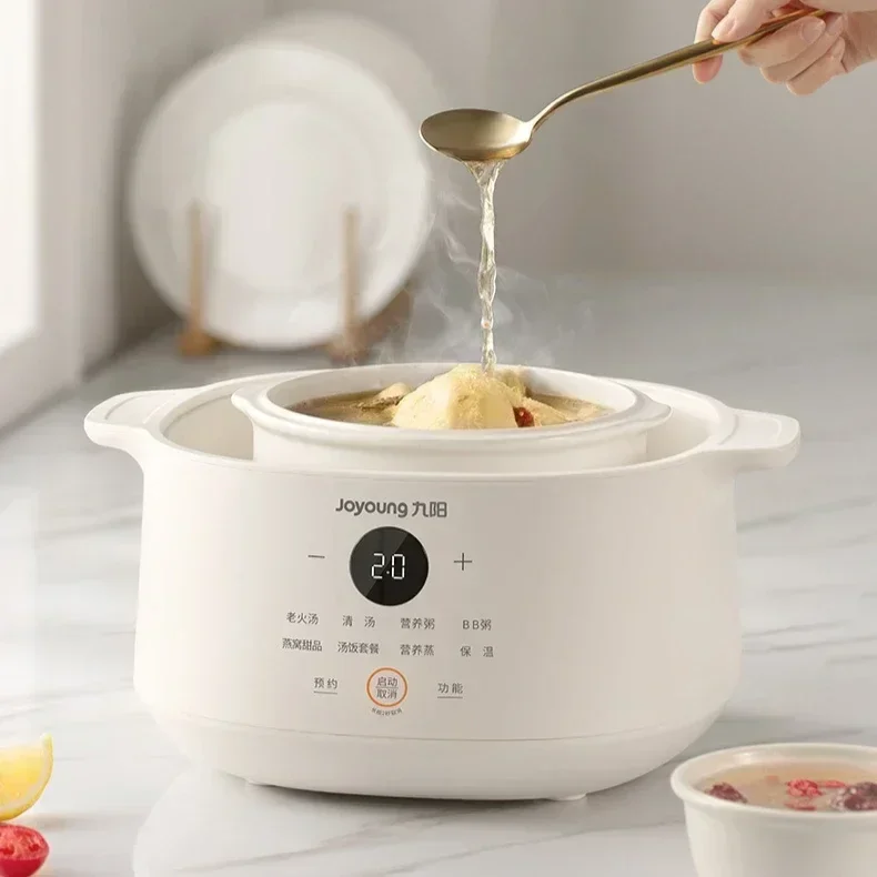 

Ceramic Electric Stew Pot Auto Water Simmer for Soups & Porridges Compact Elegant & Home Ready