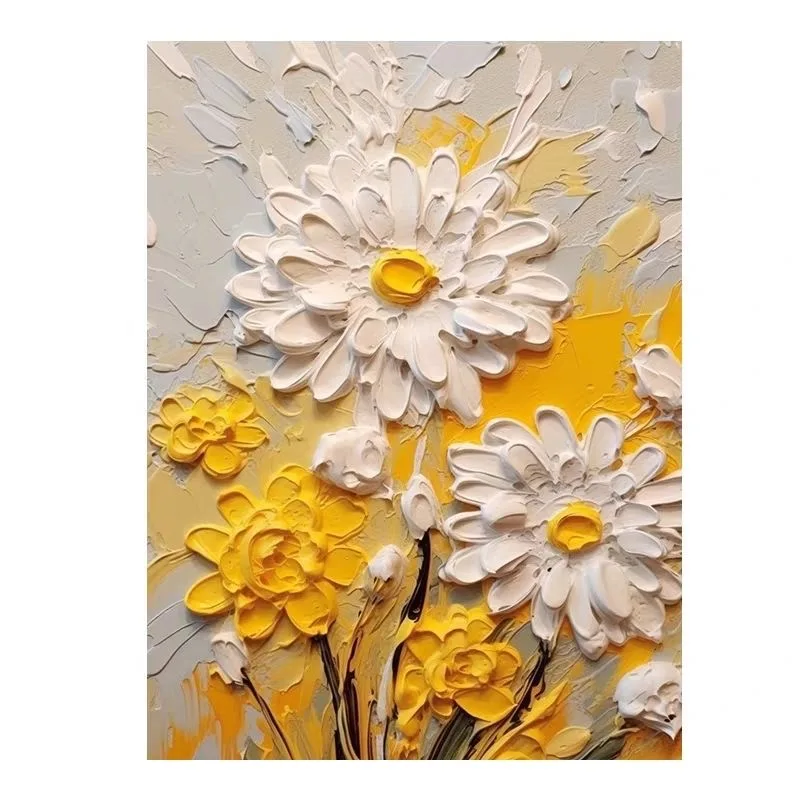 

H-0009 Impasto Oil Painting Buds