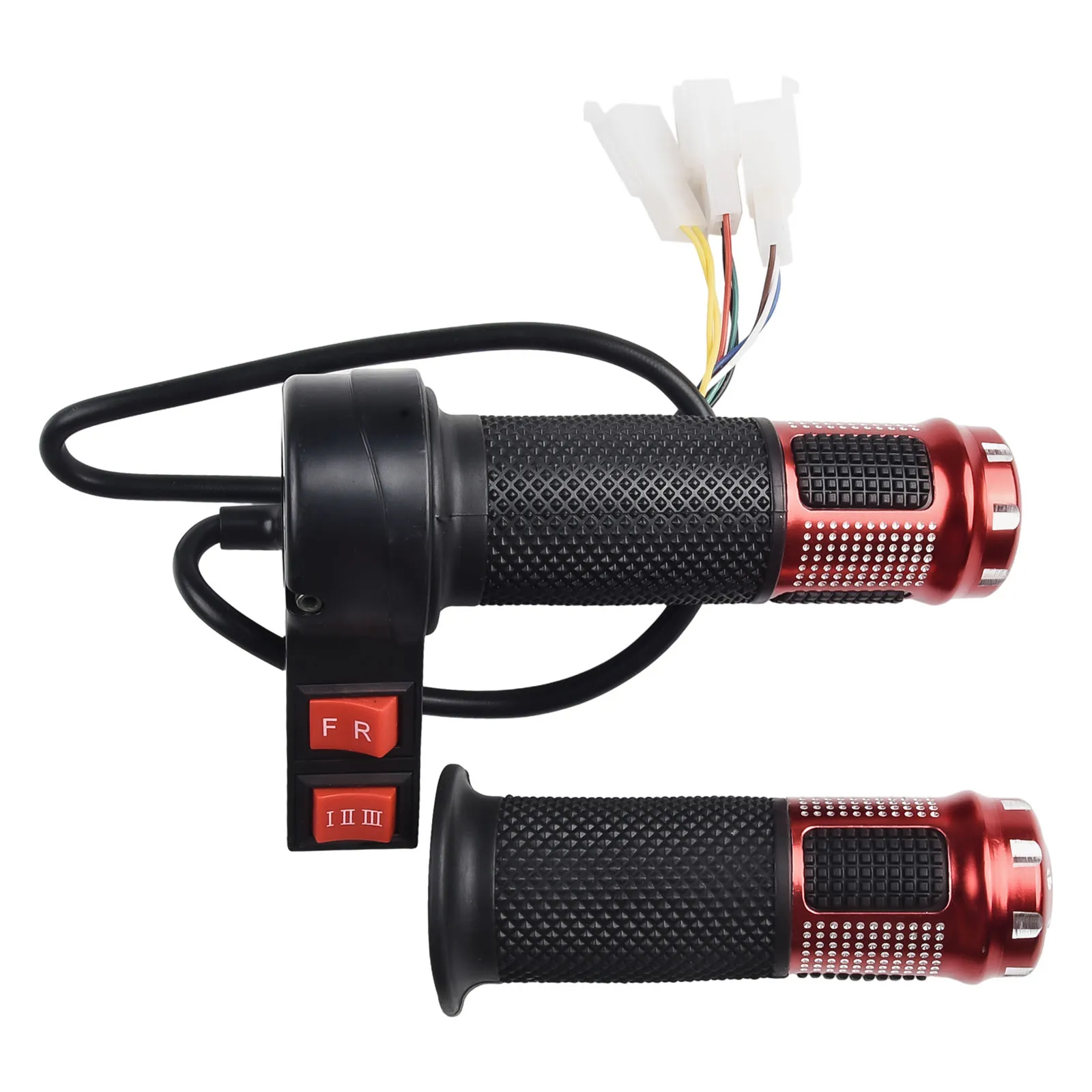 

Throttle Grip Handle Handlebar Throttle Motorcycle Scooter Modified Aluminum Alloy Rubber Throttle Handle Cycling Part