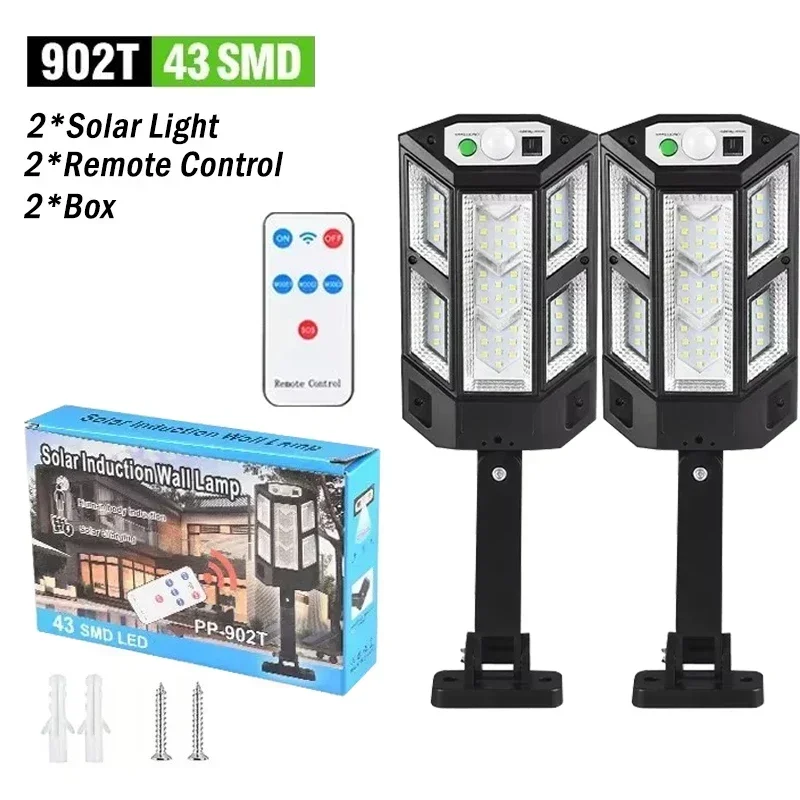 BALDR Solar LED Wall Light Black 4