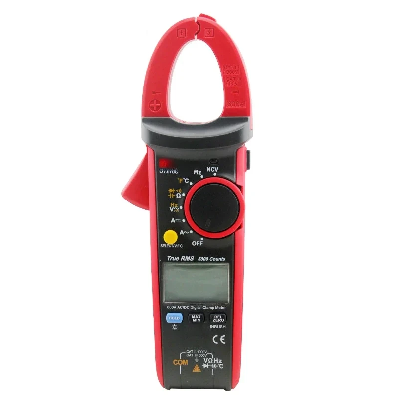 UT216C Voltmeter Ammeter Auto Range Tester 600A Digital Clamp Meter