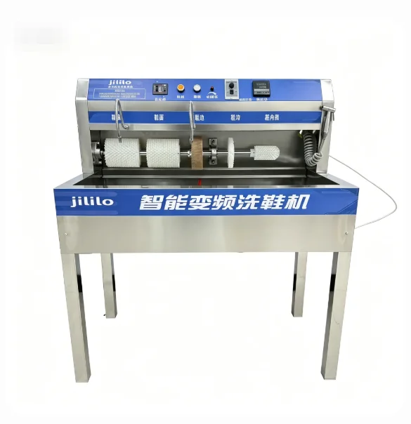 Semi-Automatic Shoe Washing Machine 220V Variable Frequency Sneaker Cleaner for Laundry Shop