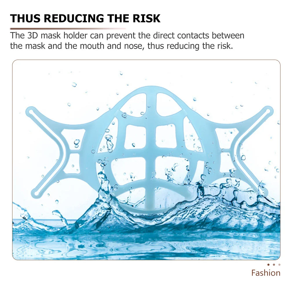 12 Pcs Mask Inner Bracket Comfortable Stand Anti stuffy PE Breathing Holder Support 3D Lipstick Protector Health