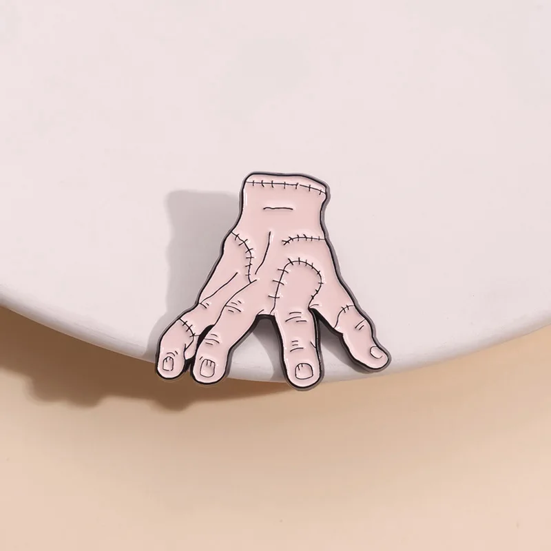 الكرتون النخيل شكل بروش معدني ، أنيمي فيلم الدعائم ، شارة اليد ملحق ، دبابيس ، هدية بالجملة للأصدقاء