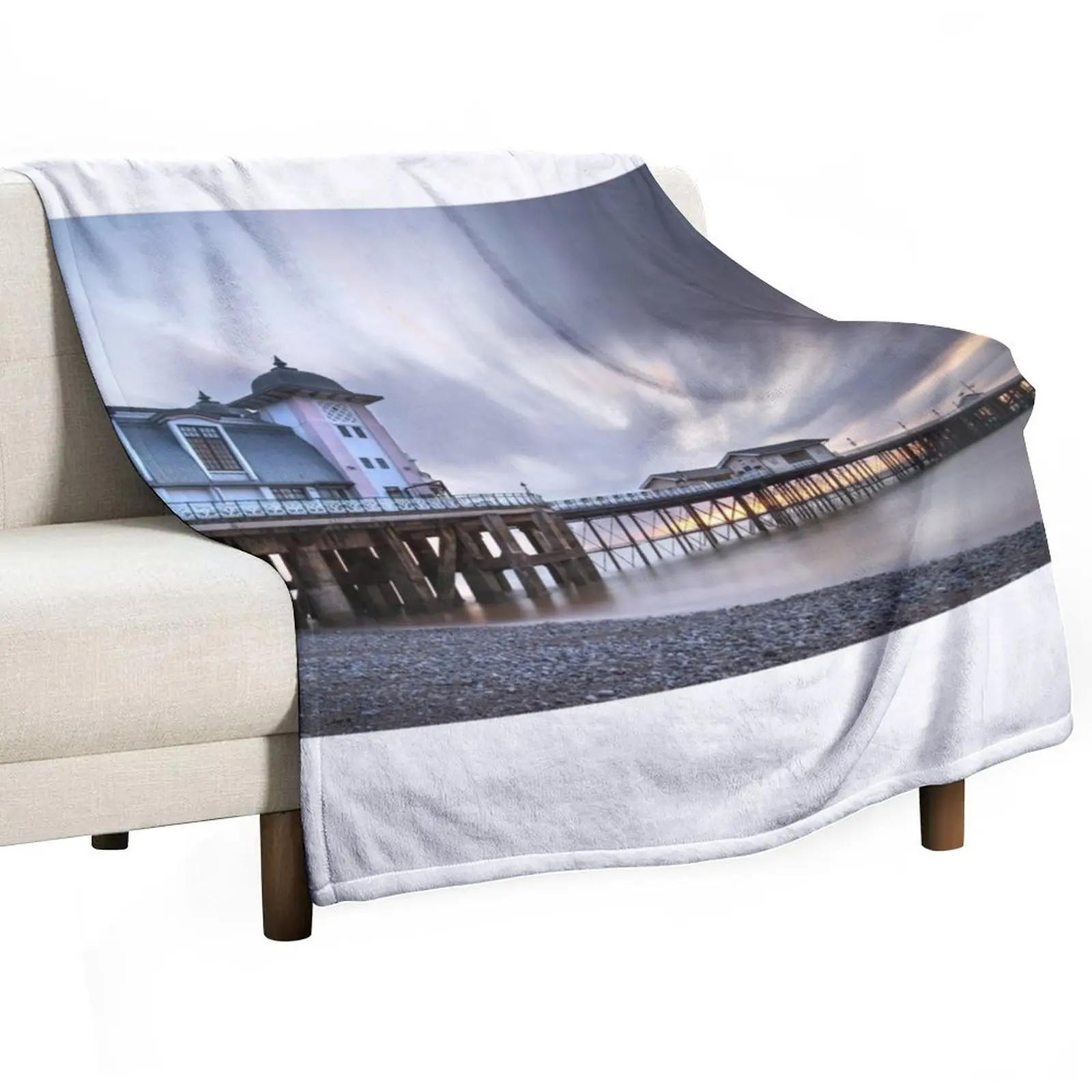 PENARTH STEEL SUNRISE Throw Blanket Thermal Sofas cosplay anime Thermals For Travel warm for winter For Baby Blankets