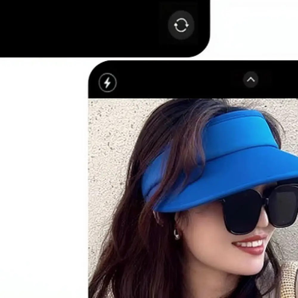 Women Sun Protection Visor Hat Headband Fashion Summer Beach Cap Breathable Wide Brim Foldable Anti UV Casual Outdoor Headgear