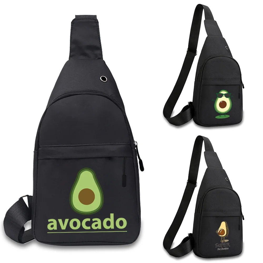 

Chest Pack Avocado Series Sports Running Trendy Multi-functional Chest Bag Lightweight Travel Hiking One Shoulder Crossbody Bag