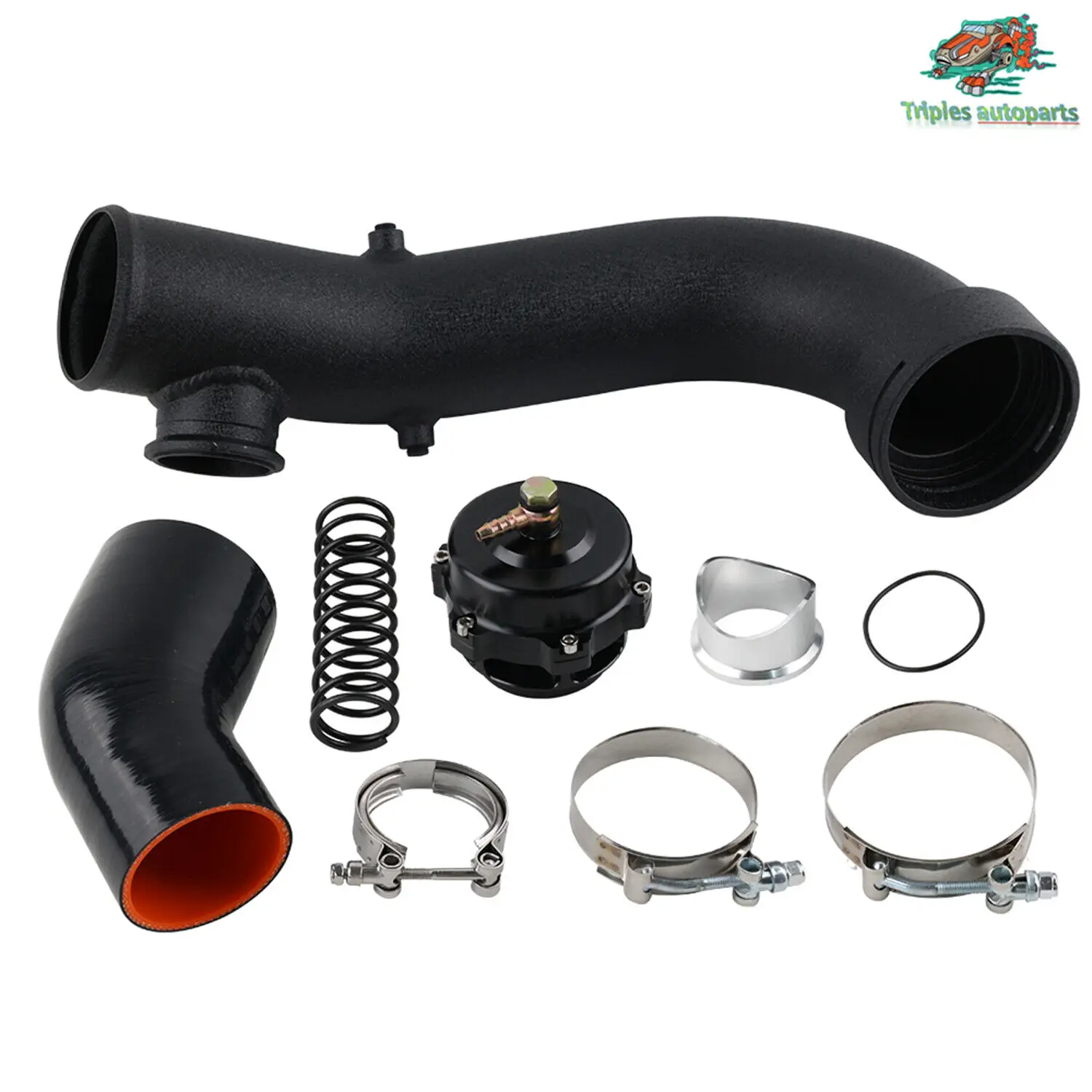 Intake Turbo Charge Pipe Kit ForBMW N54 335i E82 E88 335i 335xi E90 E91 E92 E93 50mm Bov