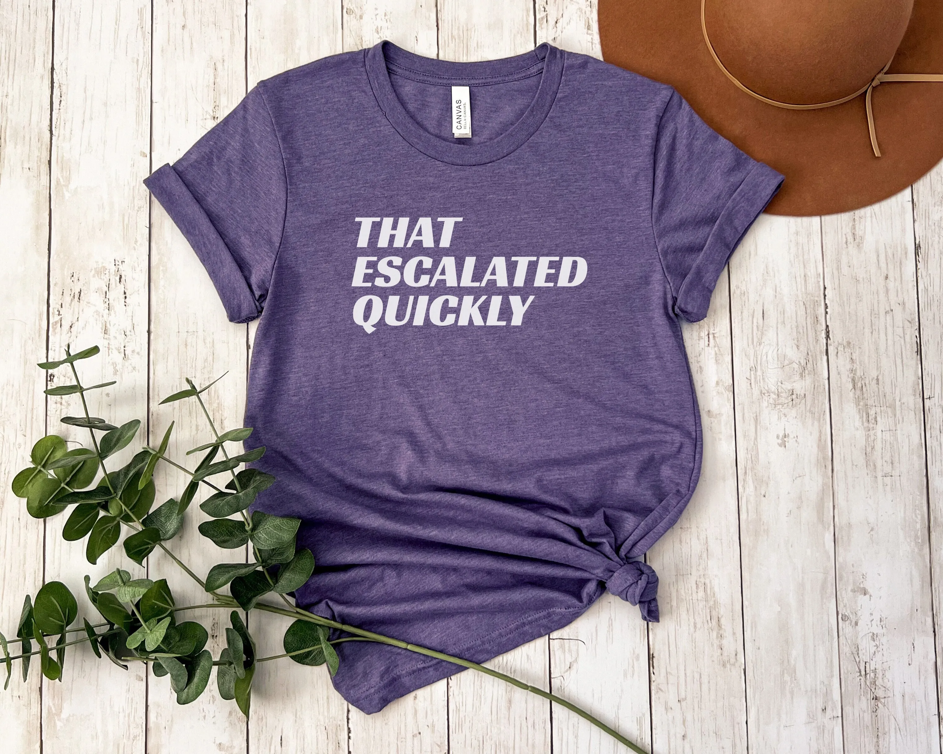 

Anchorman T Shirt Ron Burgundy Movie Quote Funny Film Fan Will Ferrell San Diego News That Escalated Quickly