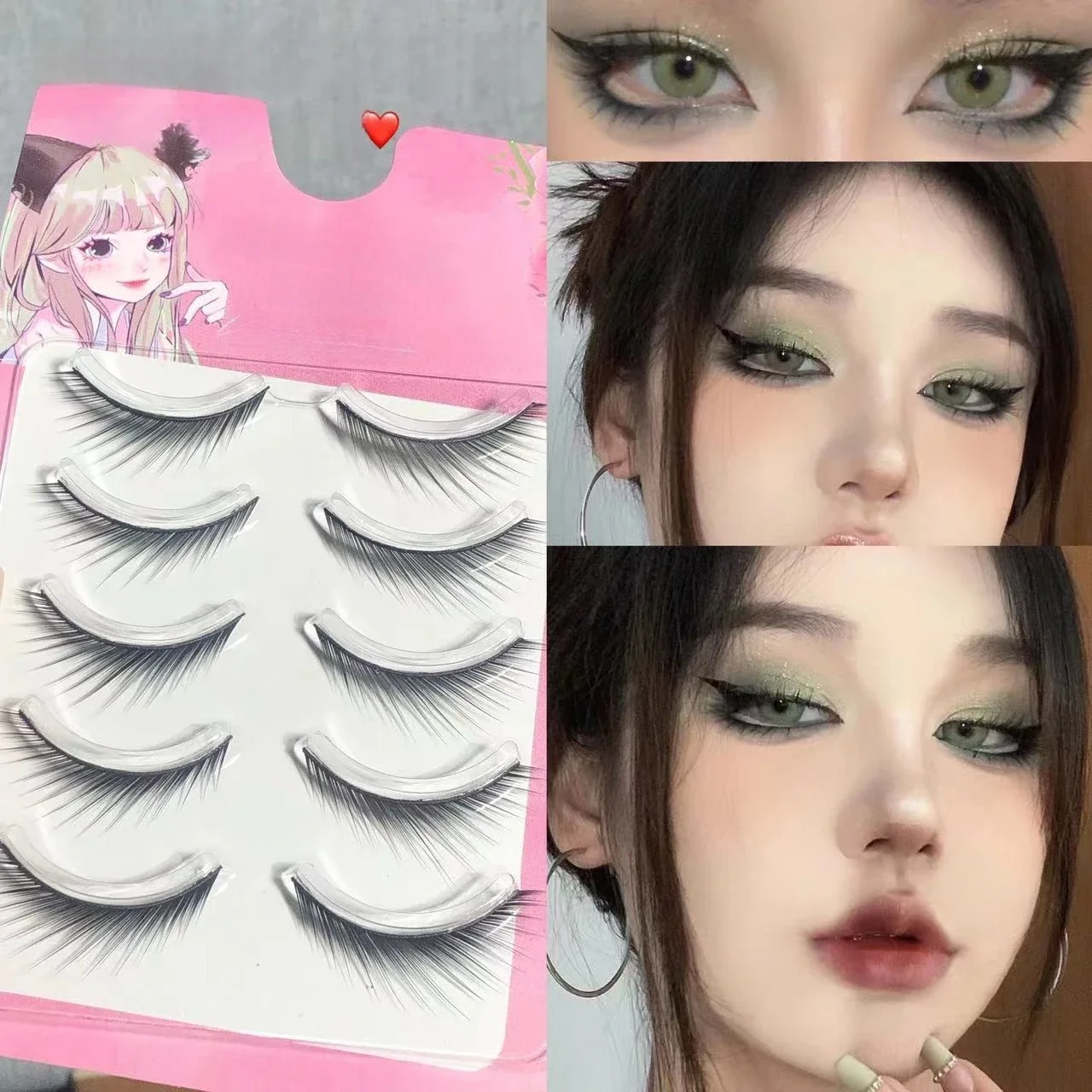 DDT62 pesca stile antico sorella volante obliqua gambo nero intero occhio di volpe ciglia finte affumicate europee e americane