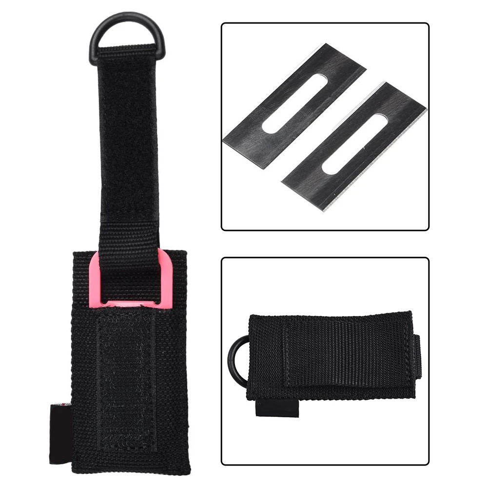 1SET Nylon+420J2stainless Steel+Glass Fibre Scuba Diving Cutting Special Blade Line Cutter Underwater Blade Secant Equipment