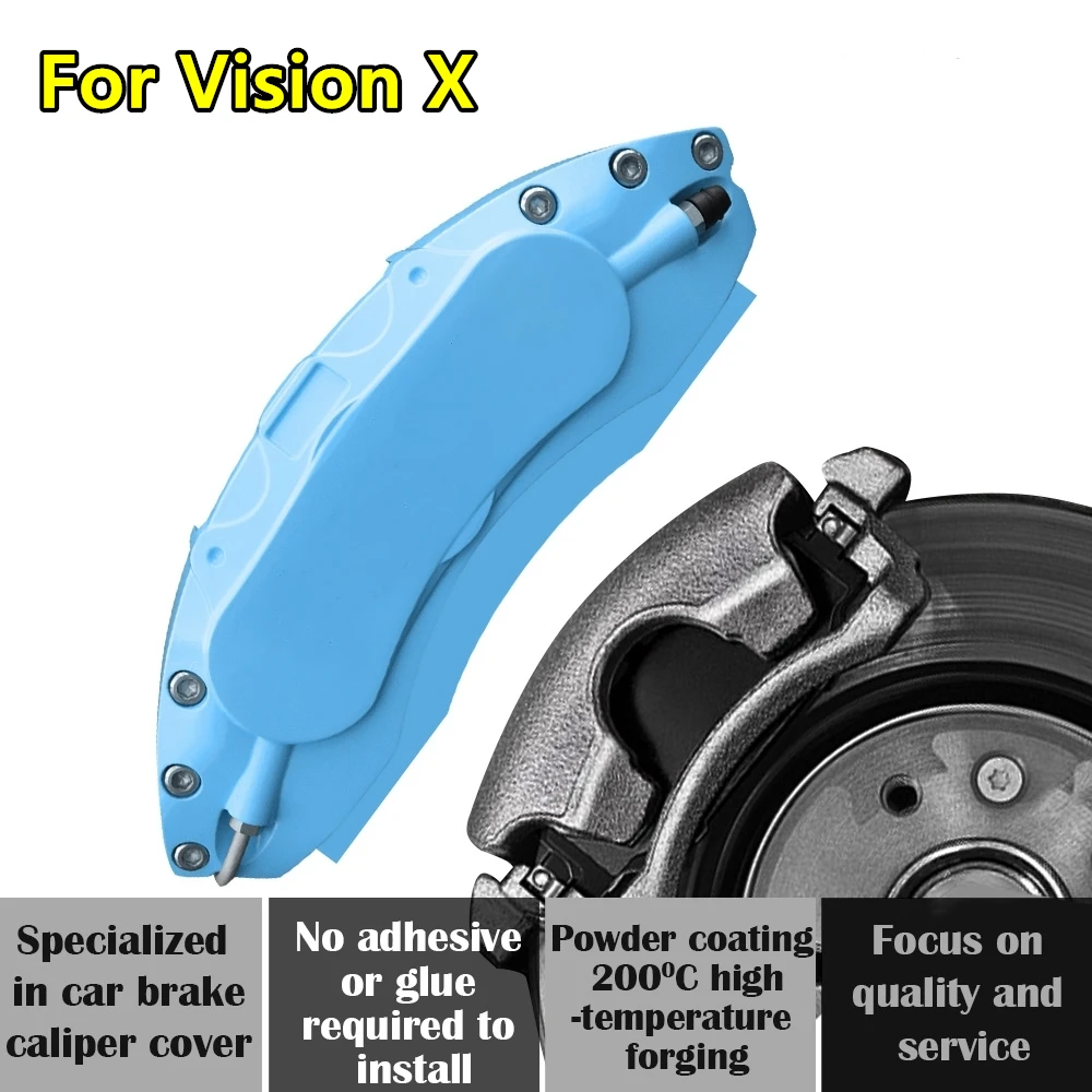 

For Skoda Vision X Car Brake Caliper Cover Aluminum Alloy Exterior Kit