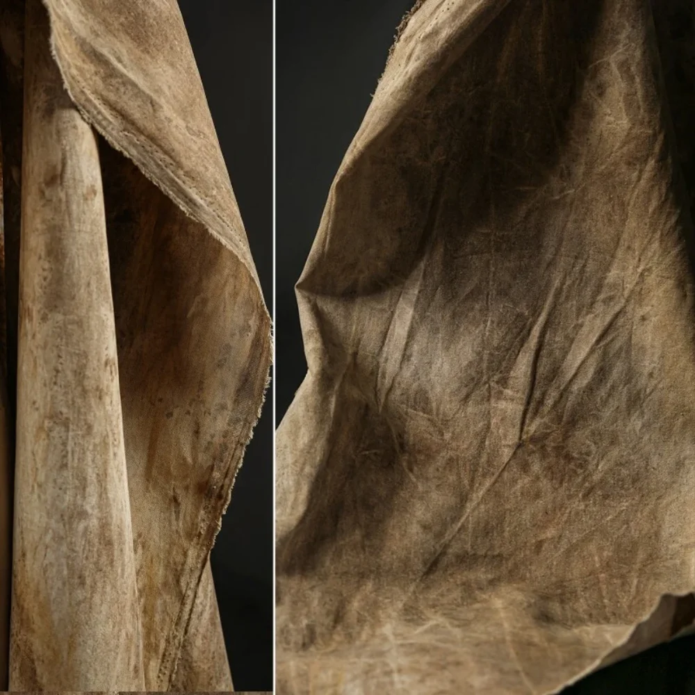 

Натуральная хлопковая ткань с градиентным эффектом тай-дай для креативного рукоделия, пошива верхней одежды, брюк, модной одежды, ткани для шитья на метры