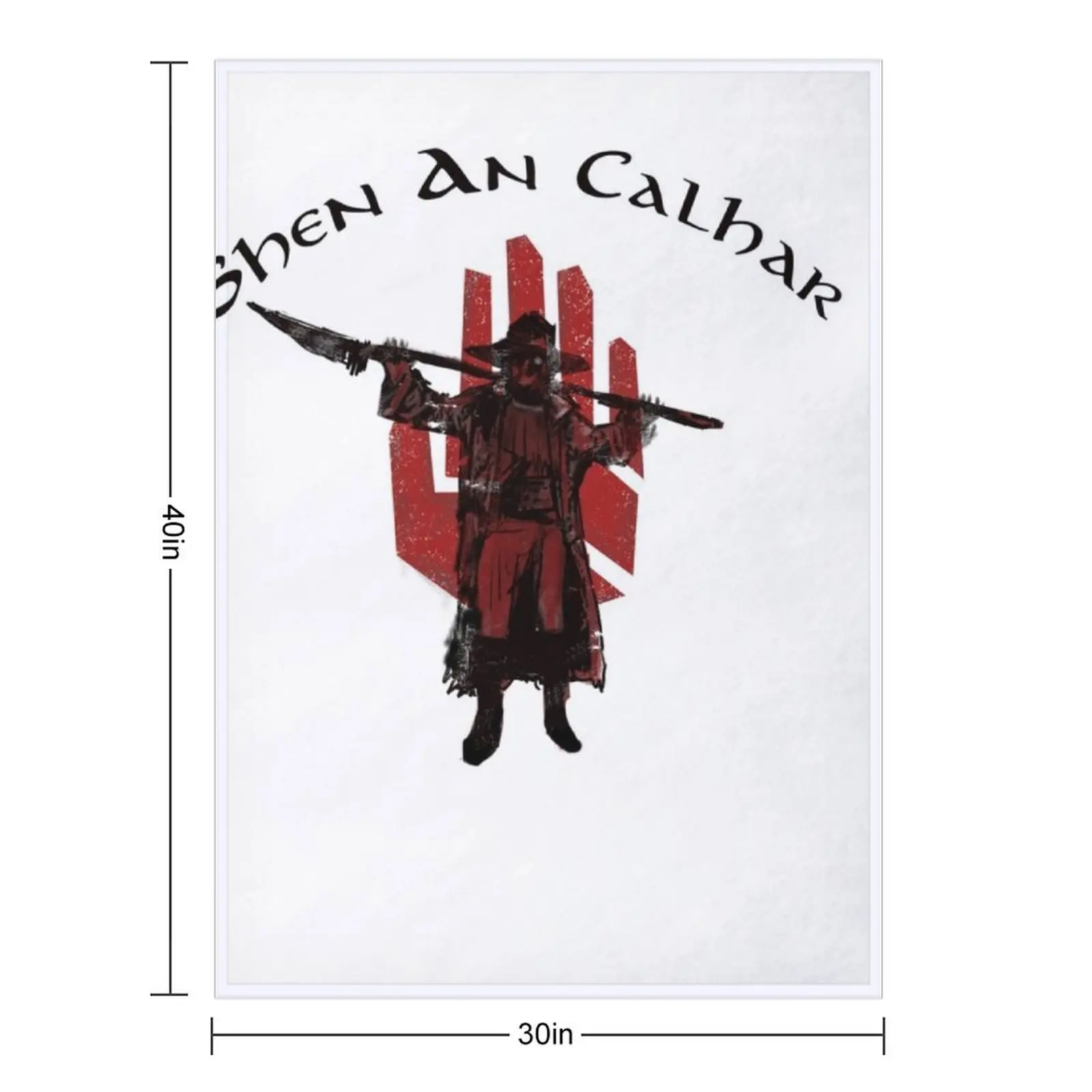 Mat and Band of The Red Hand - Wheel of Time Throw Blanket Heavy Shaggy Sleeping Bag Beautifuls Blankets