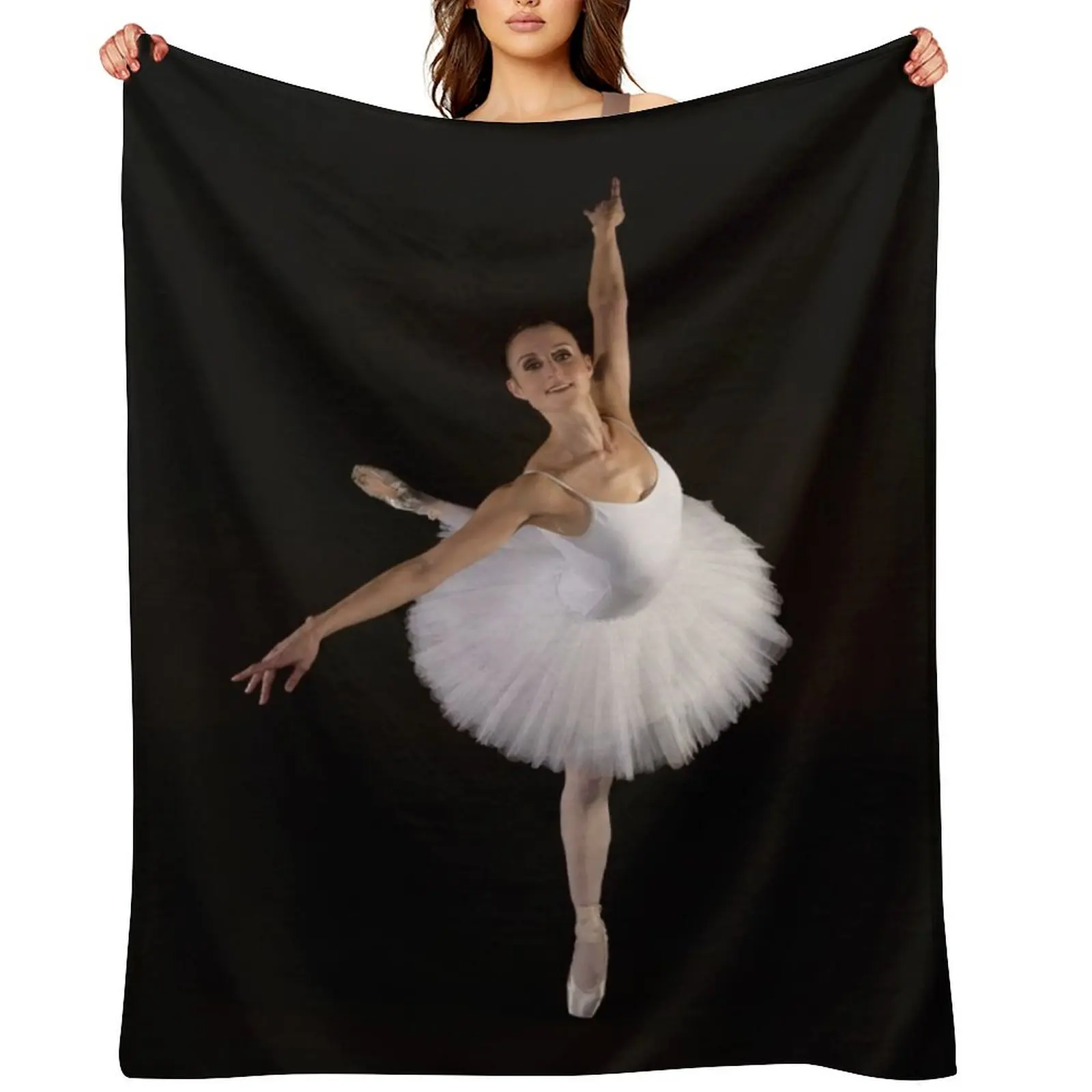 

Ballet Dancer Throw Blanket Decoratives Sleeping Bag Luxury Throw Bed Fashionable Blankets