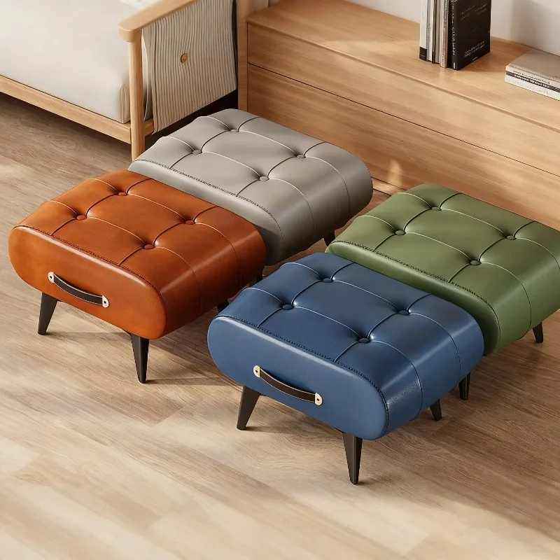 Household Shoe Replacement Stool Home Door Shoe Changing  For Living Room Entrance Door Soft Small  Light Table Stool