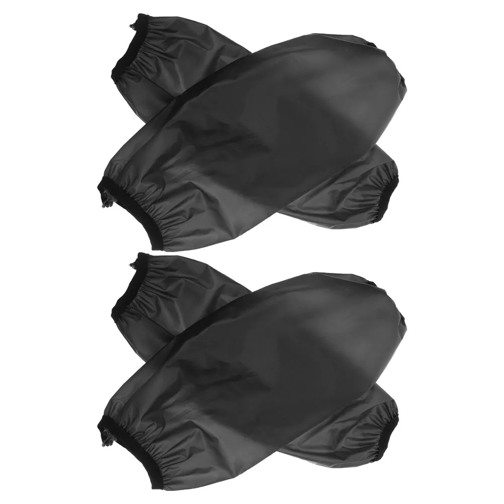 

2Pairs Waterproof Oversleeves Oilproof Protective Arm Sleeves Long Thick Kitchen Work Arm Covers Protective Forearm Sleeves