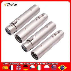 2PCS/4PCS XLR Adapter XLR Adapter z gniazda męskiego na żeńskie XLR kobiecy męski konwerter mikrofon Audio 3 Pin żeński Adapter kablowy