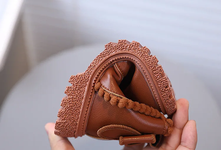 Herbst Mädchen Stiefeletten mit Rückenschleife Kinder Kurzstiefel Weiche Sohle 2026 Neue Mädchen Prinzessinnen-Lederstiefel mit Seitenreißverschluss – Detail 13