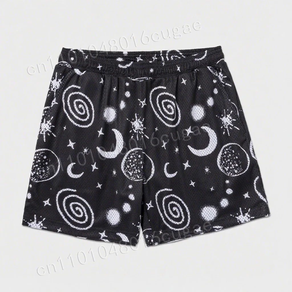 

2025 New Arrive Style Mesh Shorts Breathable Training Loose Outdoor Sports Comfortable Basketball Loose Casual Beach Shorts