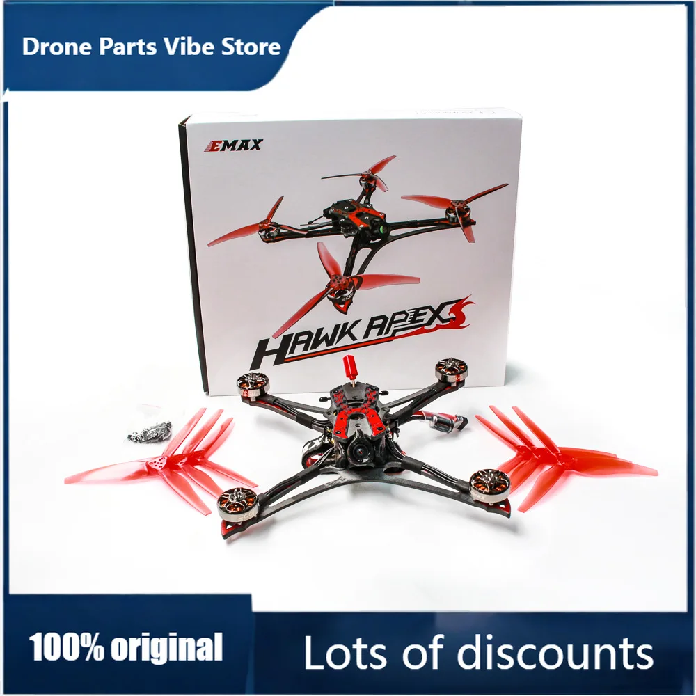 

Гоночный дрон FyEMAX Hawk Apex 3,5 дюйма, 6S, бесщеточный FPV квадрокоптер, комплект RTF