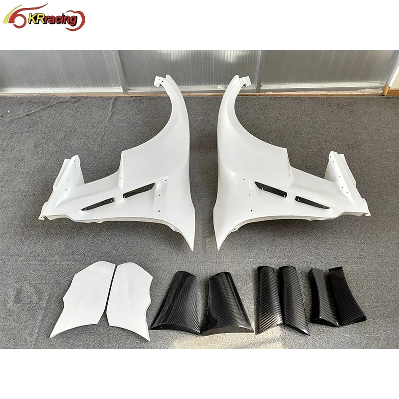 

suitable for Vari Wide Style Half Carbon Fiber Car Front Fender for Nissan GTR R35 2008-2016