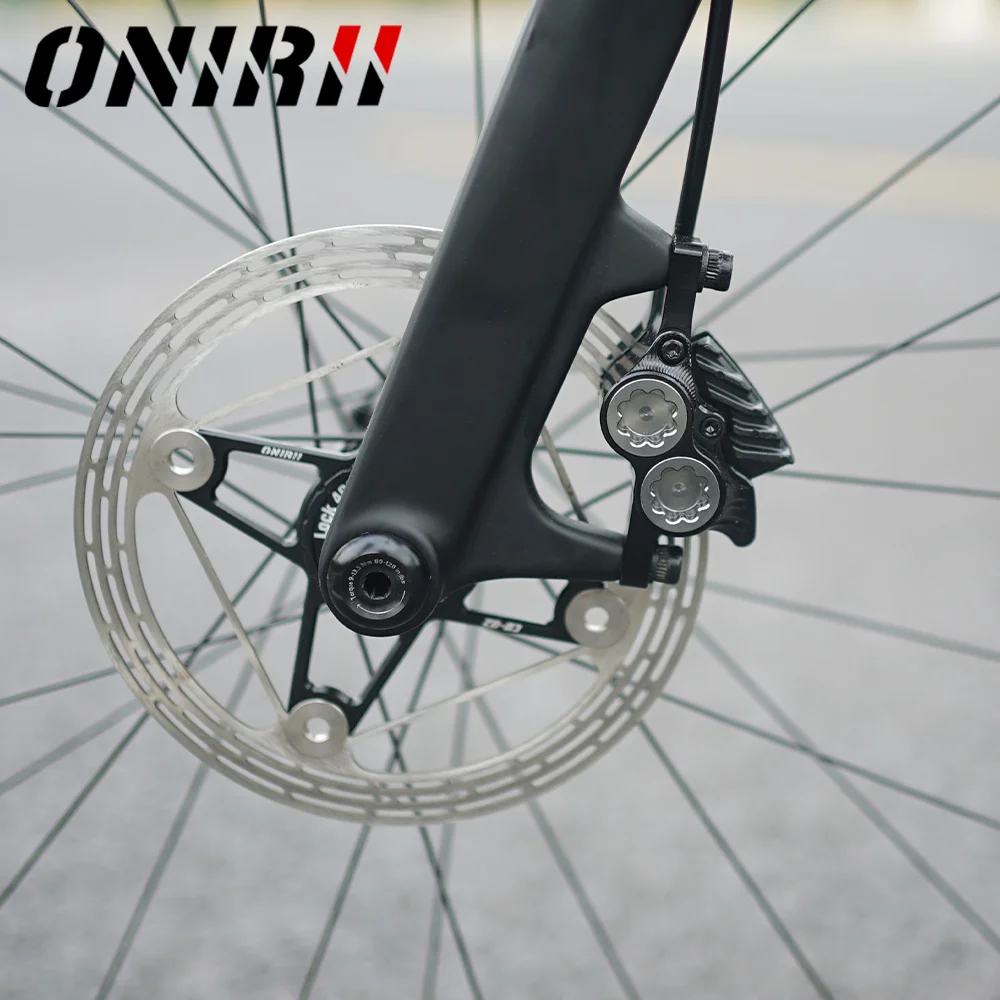 ONIRII M4 4 Piston Hydraulic Disc Brake Bicycle Brake MTB AM HD 820/1450mm Mountain Clamp Brakes CNC Tech Mineral Oil AM  New