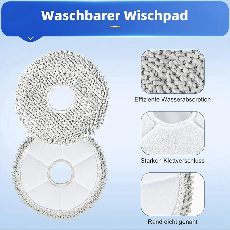 Accessory Set For Ecovacs Deebot T20 Omni / T20E Omni Vacuum Cleaner Robot Replacement Parts Main Side Brush Filter Mops