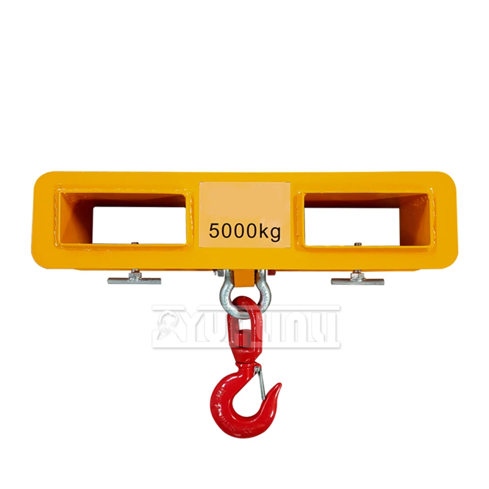 

2T Forklift Lifting Hoist Swivel Hook Mobile Crane 0.5T 1T 2 Ton capacity lift Mobile Crane Attachments Heavy Duty Tool