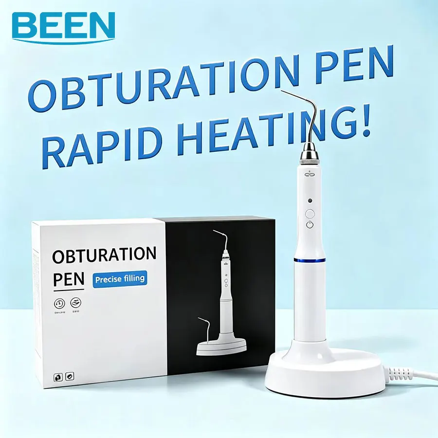 Cordless Dental Gutta Percha Obturation Pen Root Canal Filling System with 2 Tips 3-Second Rapid Heating Gutta-percha Cutter for