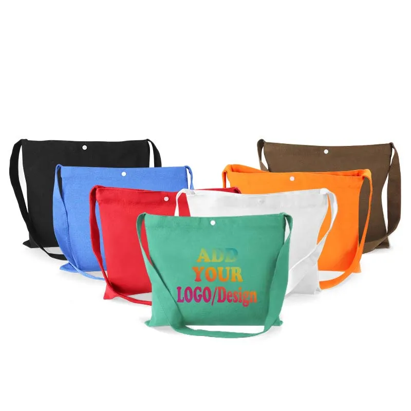 Customized Canvas Crossbody Bag Bicycle Cycling Sports Backpack Printed Logo Name Personalized Image Customized Gift