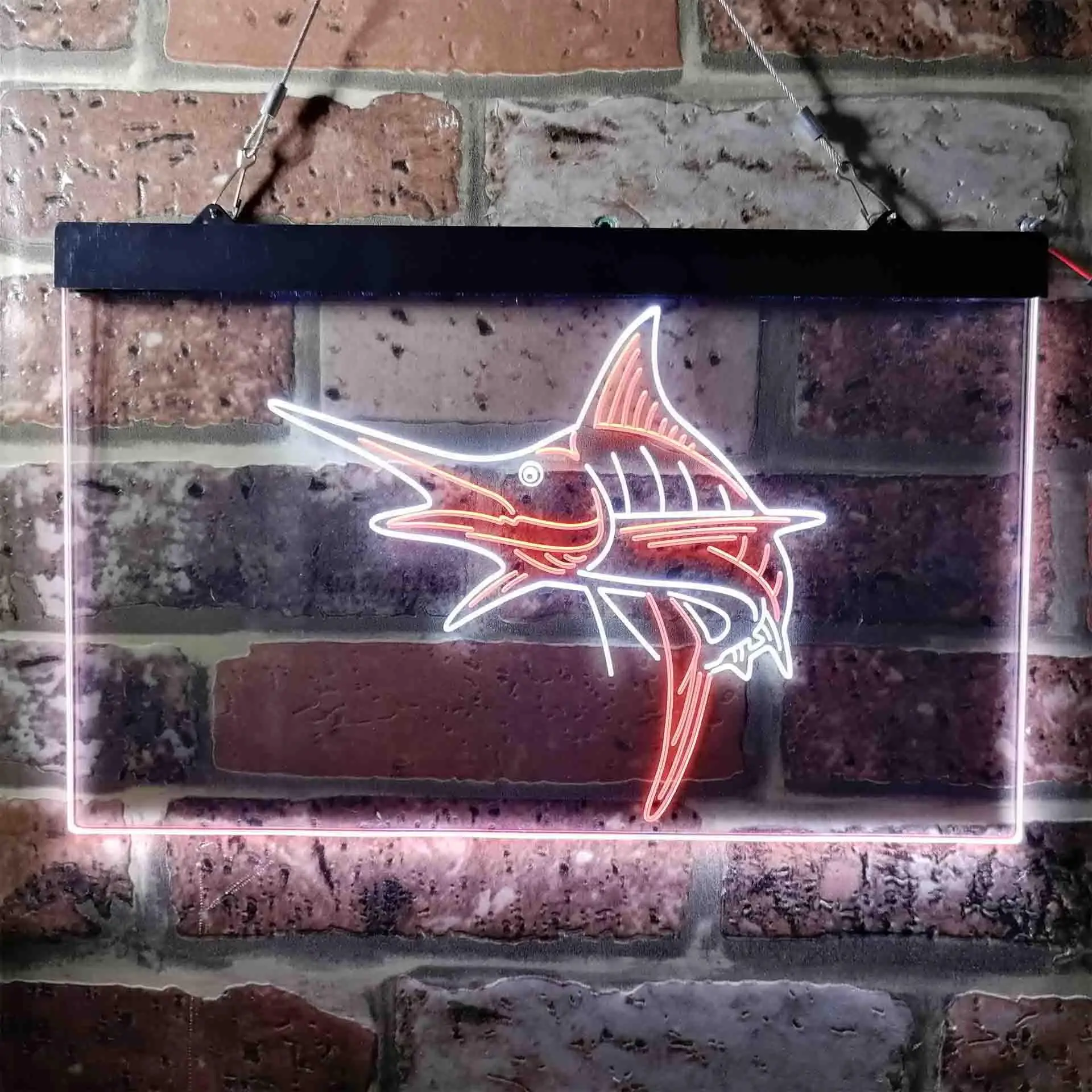 Marlin Fish Dual Color Led Neon Sign st6-i3723