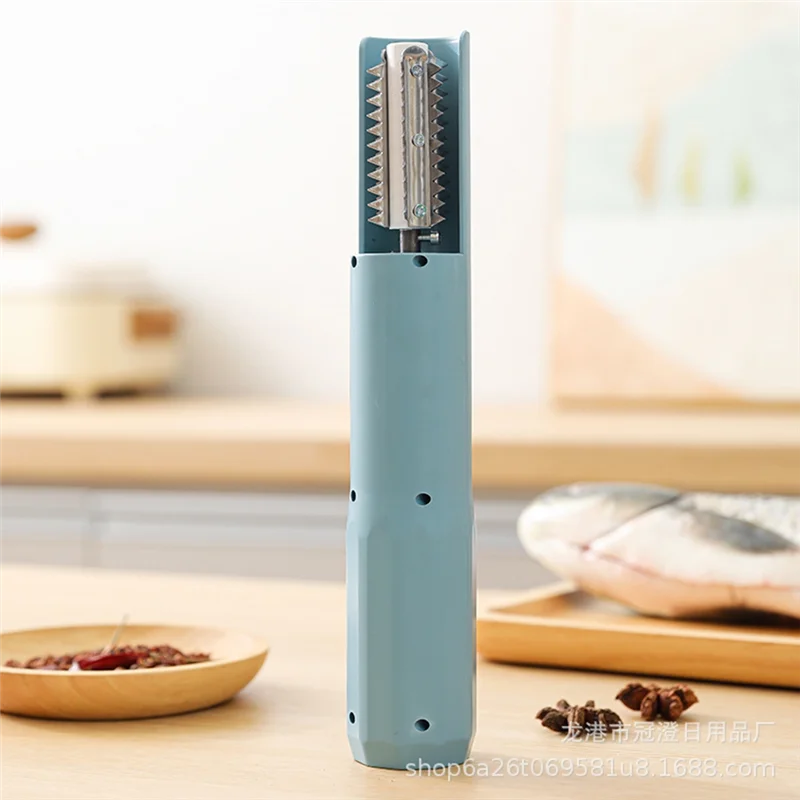 

BYBS-Cordless Electric Fish Scaler,Rechargeable, Fish Scale Remover Scraper Cleaning Gear For Home Kitchen, Markets, Restaurants