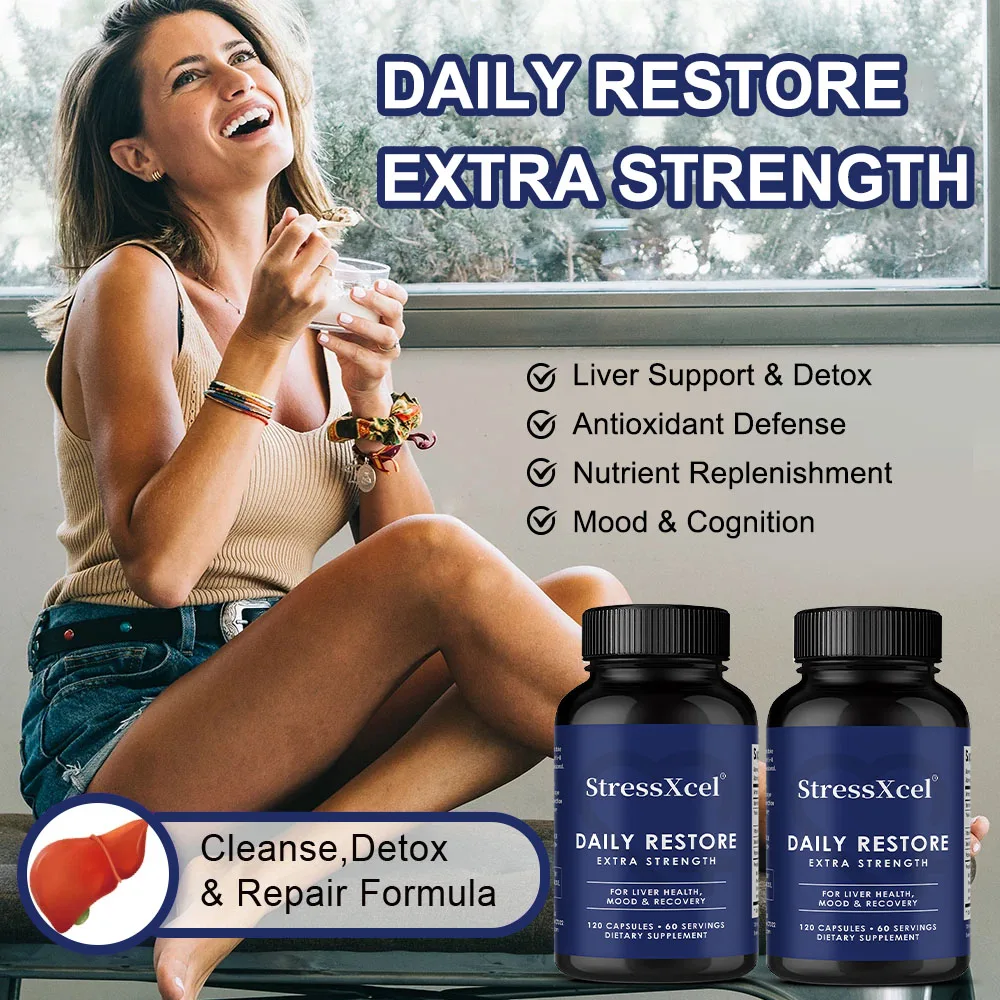 

Milk Thistle, L-Theanine - Supports Liver Function, Boosts Metabolism, Liver Detox and Cleanse, Antioxidant, Relieve Stress