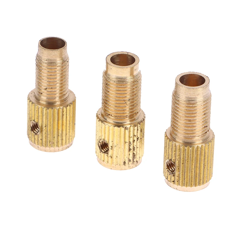 Self-Tightening Mini Brass Drill Chucks Collet Bits Clamp Chuck Connecting Rod M7 M8 Drill Chuck Adapter 2/2.35/3.17/4/5mm