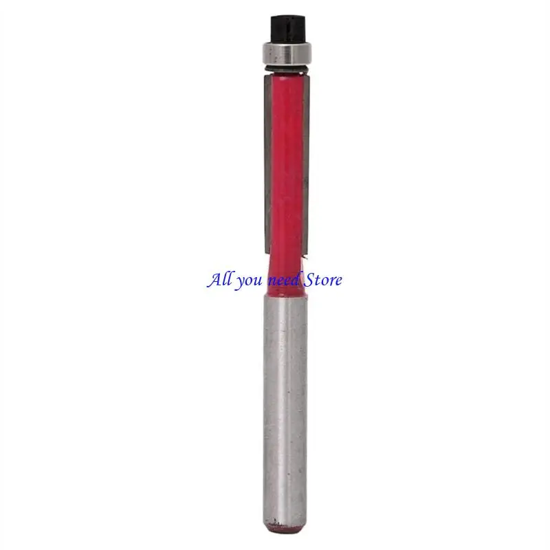 K9FB New 6.35mm Flush Trim Bit Tipped For 1/4" Shank Router Bits Woodworking