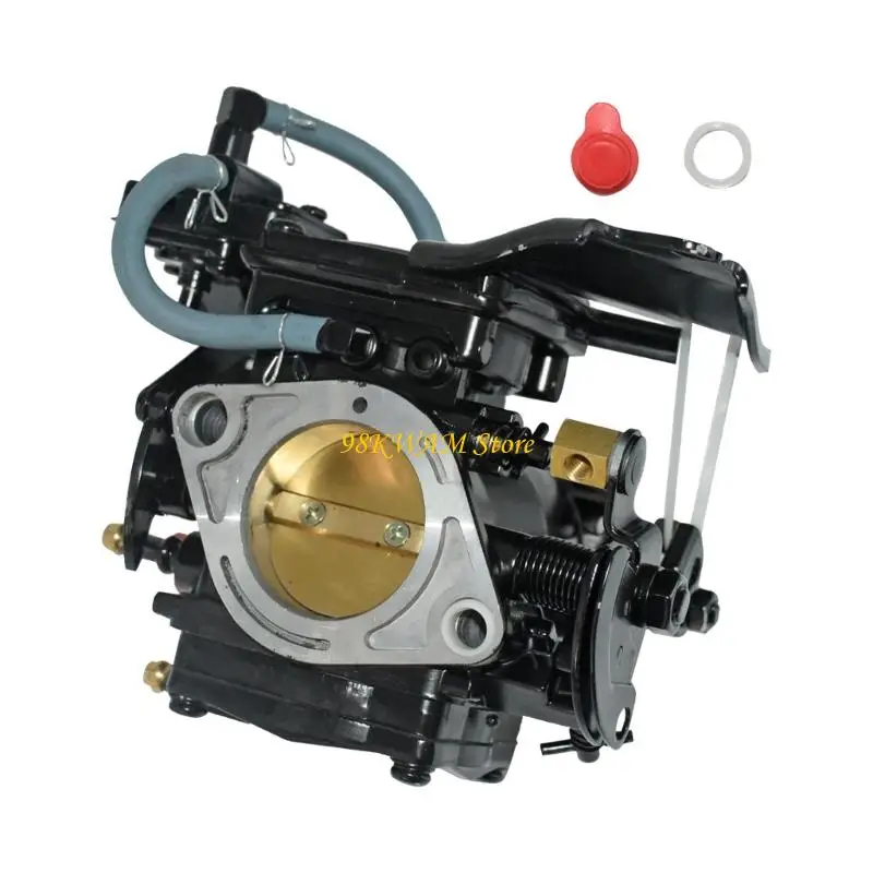 Pump Linkage Carburetor Replacement Assembly, Metal Housing with Hose Loop and Linkage Parts, Single Unit for Engine 68UF
