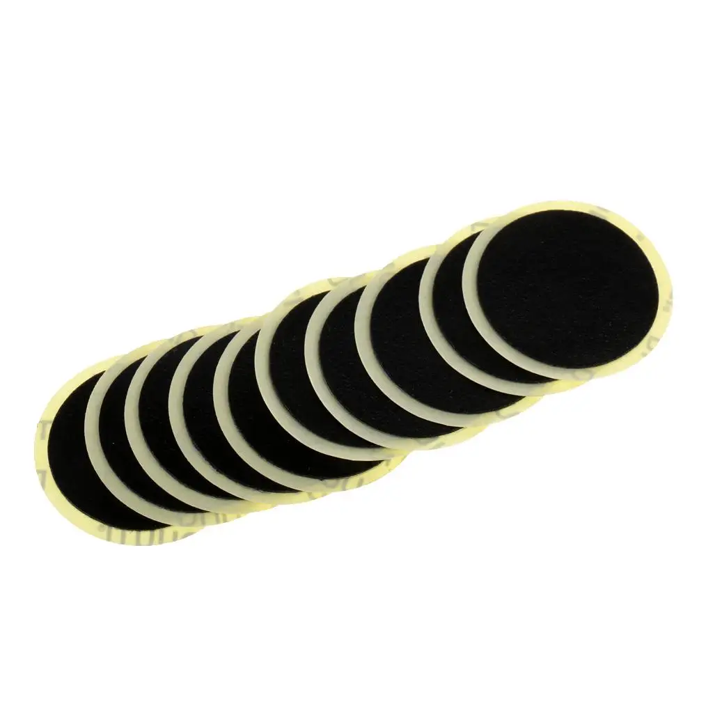 Universal Tire Patch Kit Rubber Cotton No Glue for Bike Tube Repair Emergency Outdoor Accessories