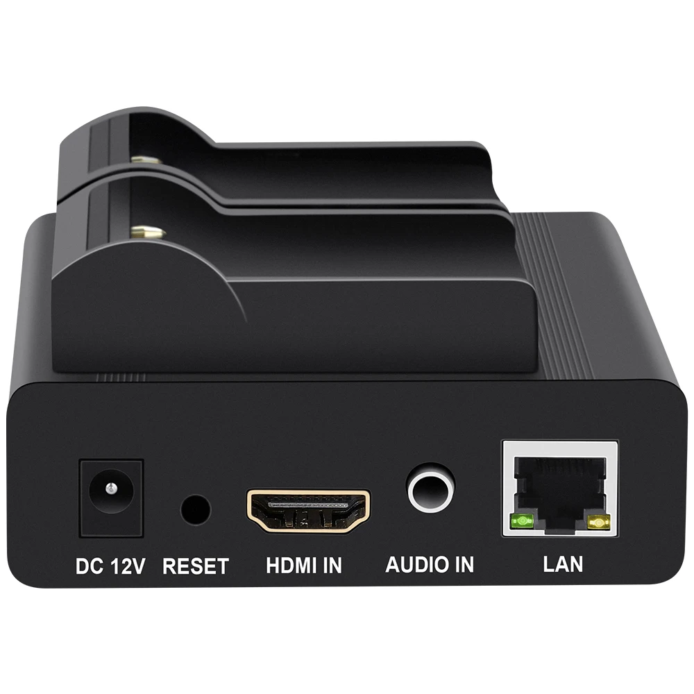 Encoder video da HDMI a IP H.264 Encoder per trasmissione in streaming live Doppia batteria supportata