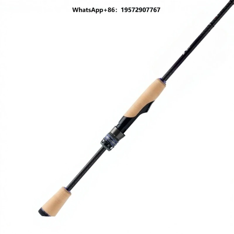 Single/Double Section Fishing Rod for Mandarin Fish & Bass Lure Straight Handle Guides