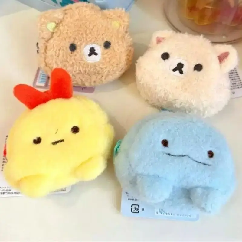 Kawaii Sumikko Gurashi Plush Doll Wallet New Japanese Anime Cartoon Character Key Backpack Zipper Decoration Toy Friend's Gift