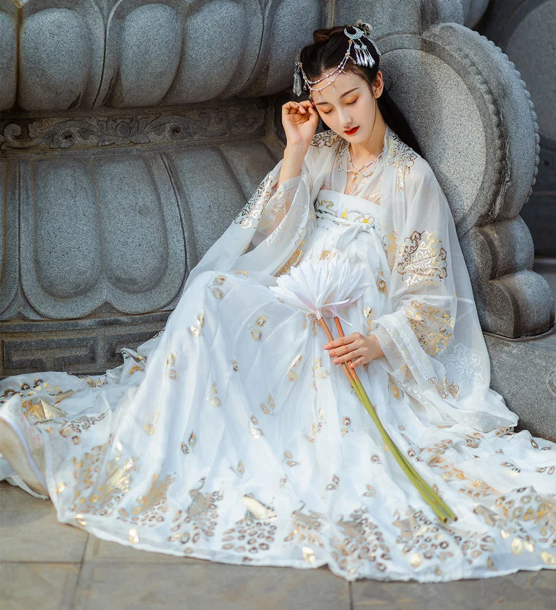 2023 Peacock Lace Hanfu Dress Woman Gown Set Traditional Chinese Dress Prom Halloween Christmas Gift Fairy China Cosplay